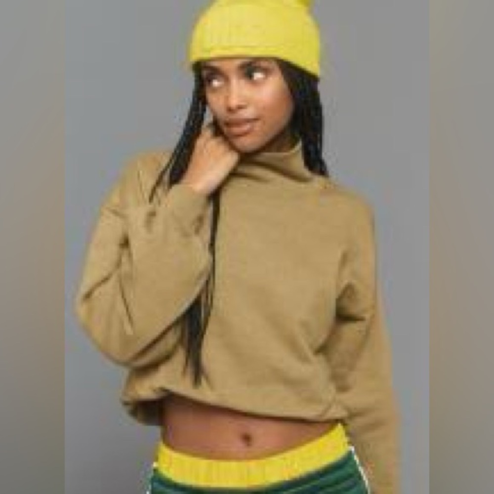Pilcro Funnel-Neck Bubble-Hem pullover from Anthropology